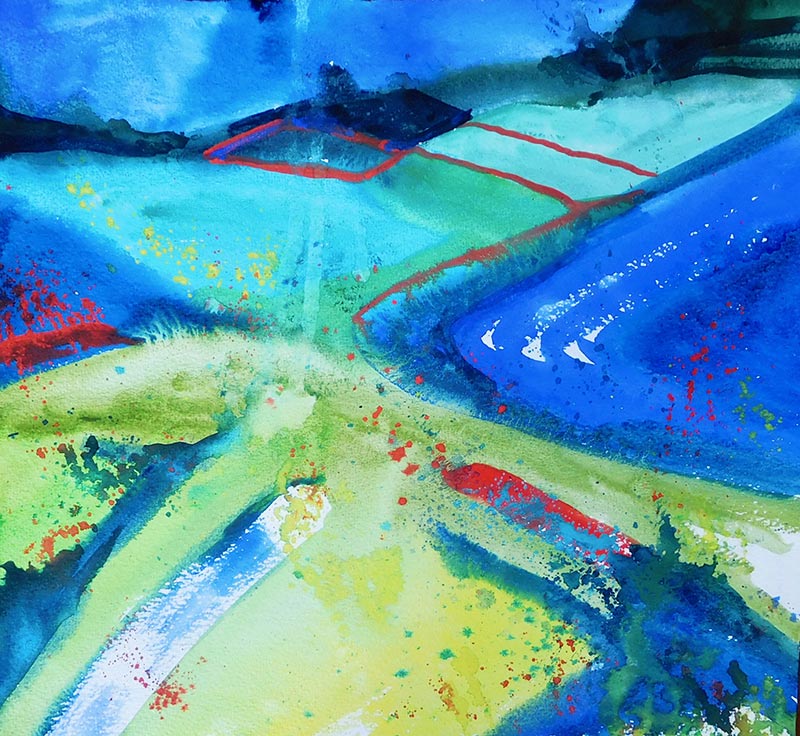 Watercolour on paper